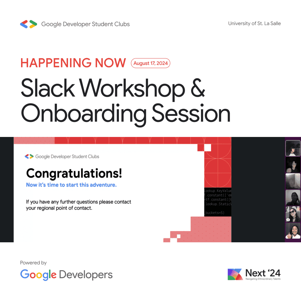 Slack Workshop & Volunteers Onboarding Session